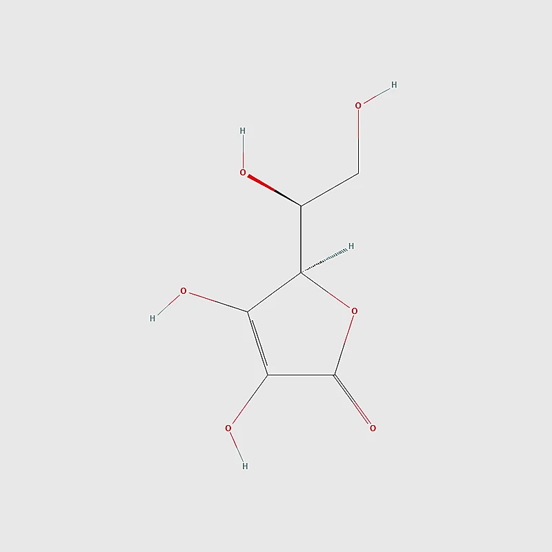 Vitamin C molecular structure