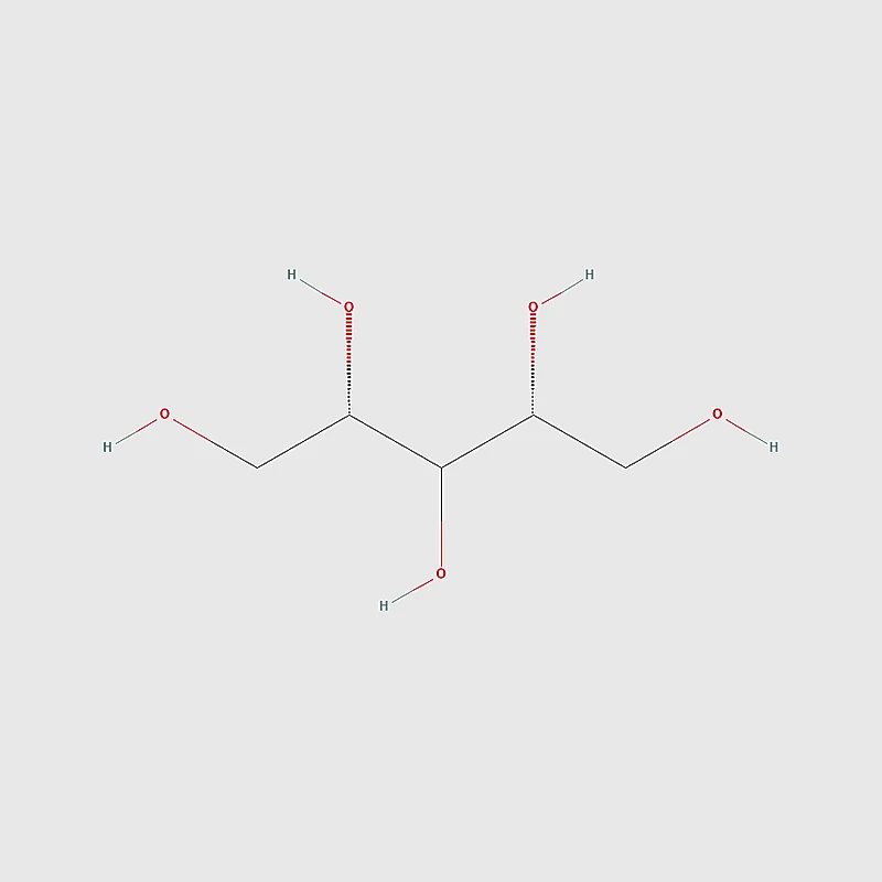 Xylitol molecular structure